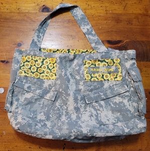 Handmade Army wife purse